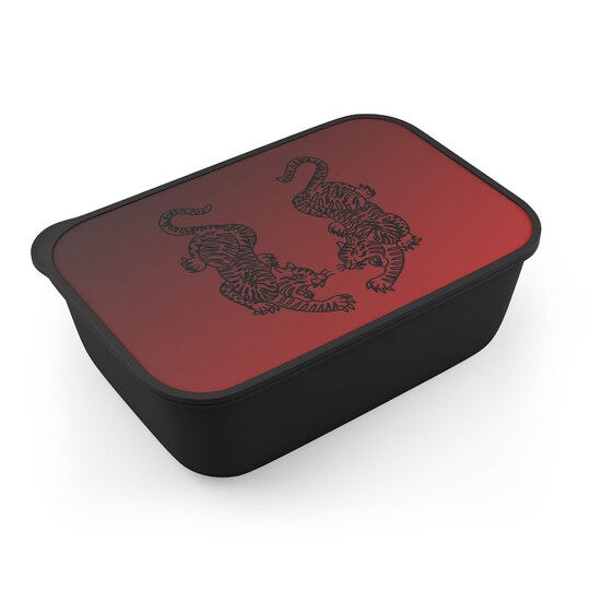 Twin Tigers PLA Bento Box with Band and Utensils