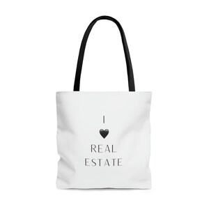 I Love Real Estate Tote Bag