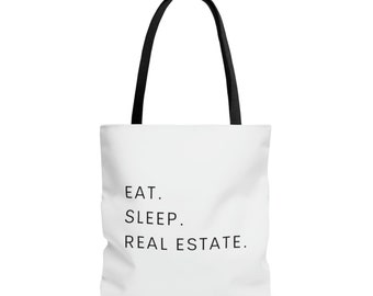 Bolsa tote Eat Sleep Real Estate