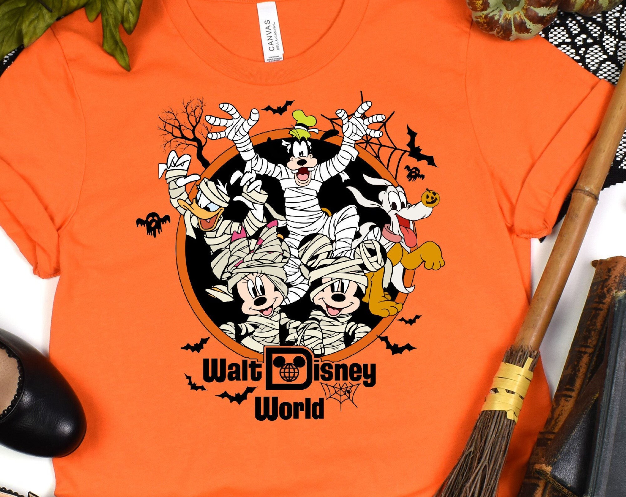 Discover Disney Characters Halloween Mummy Shirt