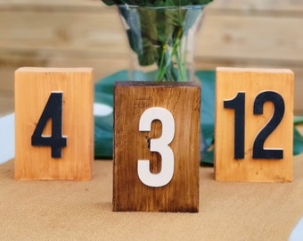 Wood Table Numbers | Wedding Table Numbers | Rustic Wedding Decor | Boho Style | 3D Rustic Wood Table Numbers | Rustic Wedding Table Numbers