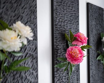 Rustic Textured Wooden Wall Panel – Modern Minimalist Art for Creative Spaces