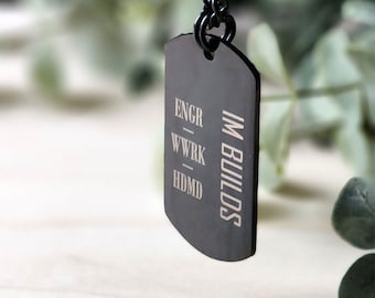 Cuban chain with Personalized Dog Tag