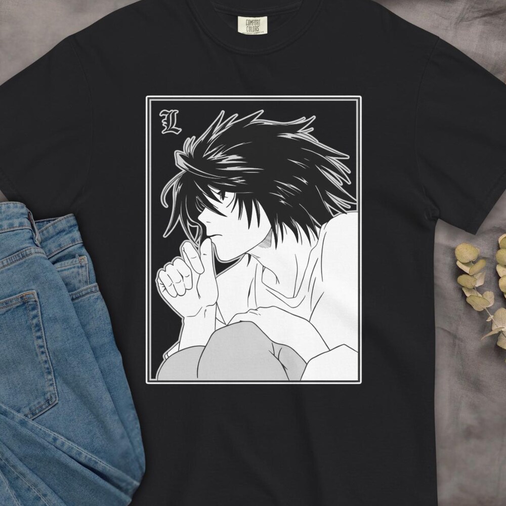 Detective Anime Tshirt, Vintage Graphic Anime Shirt, Manga T-Shirt, Bella+Canvas 3001 Unisex Tshirt Trendy Fashion