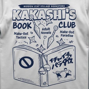 Manga Unisex Shirt, Anime Book Club Tshirt, Funny Anime Tshirt, Funny Hatake Graphic Tshirt, Bella+Canvas 3001