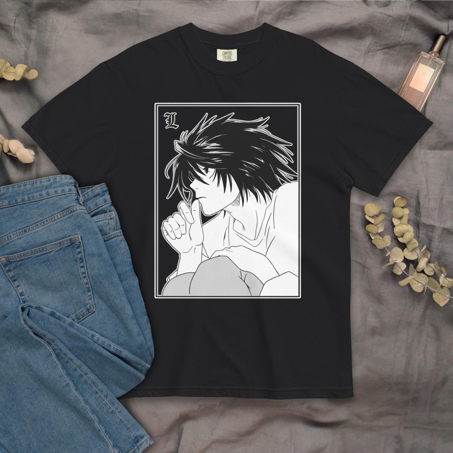 L Death Note Shirt - Etsy