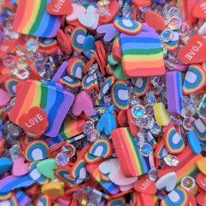 Love is Love Mix, Polymer Mix, Polymer slices, Shaker Filler,