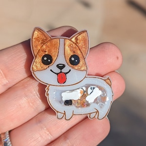 Cute Corgi Shaker Mold, Shaker Mold, Silicone Mold, Mini Shaker Molds, Resin Molds, Shaker Charms, UV Resin, Epoxy Resin Art, Dog Mold