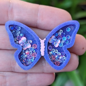 Butterfly Shaker Mold.  Shaker Mold, Silicone Mold, Mini Shaker Molds, Shaker Charms, UV Resin, Epoxy Resin, Resin Molds, Resin Shaker Molds
