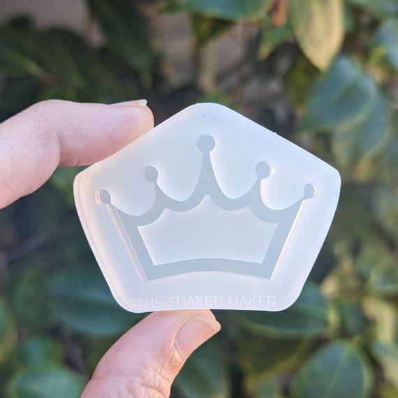 Princess Crown Shaker Mold, Princess Crown, Shaker Mold, Silicone Mold,  Mini Shaker Molds, Shaker Charms, UV Resin, Badge Reel Mold 