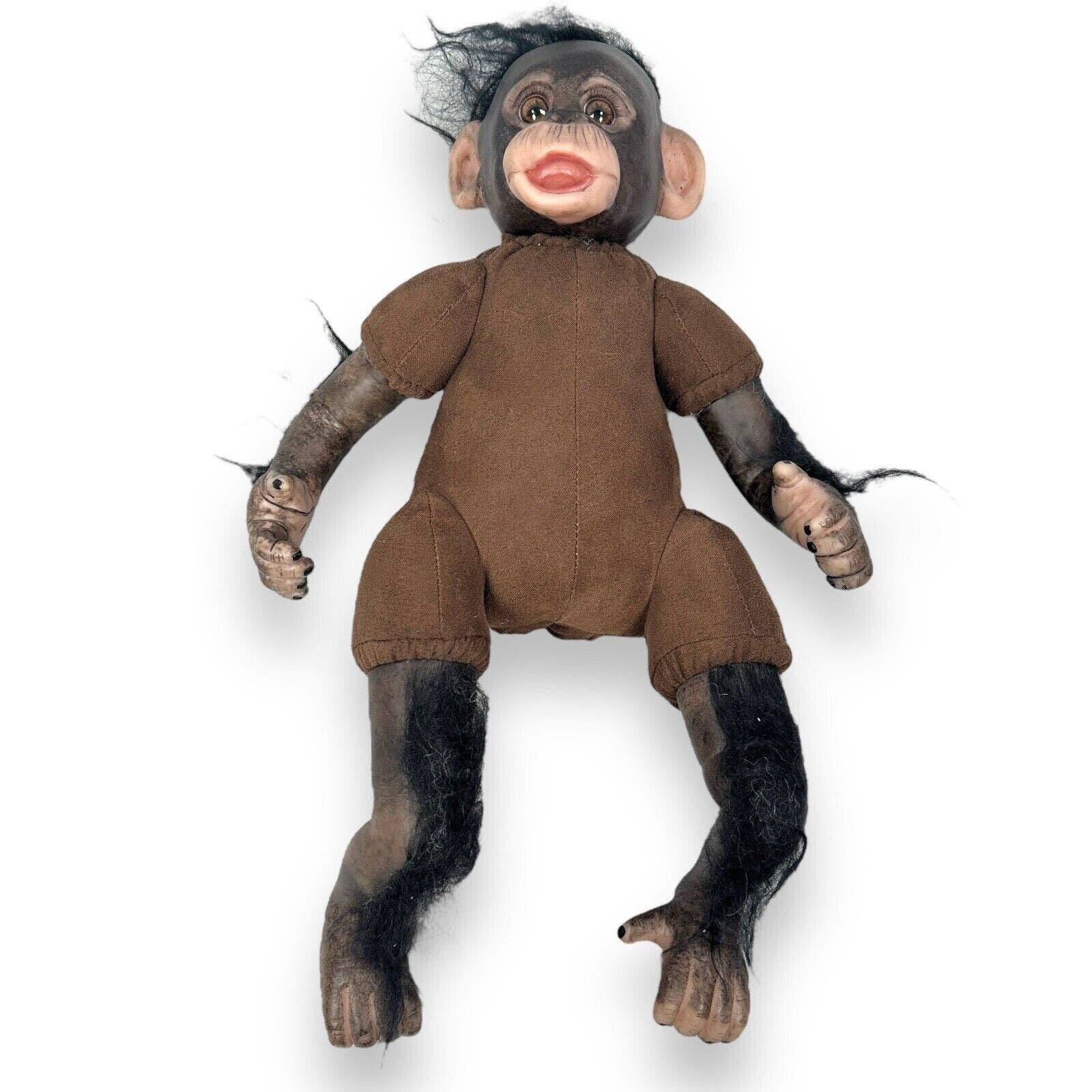 Ashton Drake Babymonkey Chimp Orangutan Reborn Doll 15 Cindy Sales Realistic Etsy