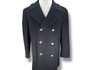 Vintage US military Pea coat  10ボタン VINTAGE RARE Us Navy Wwii 10-button Pea Coat Jacket Sz 40 - Etsy