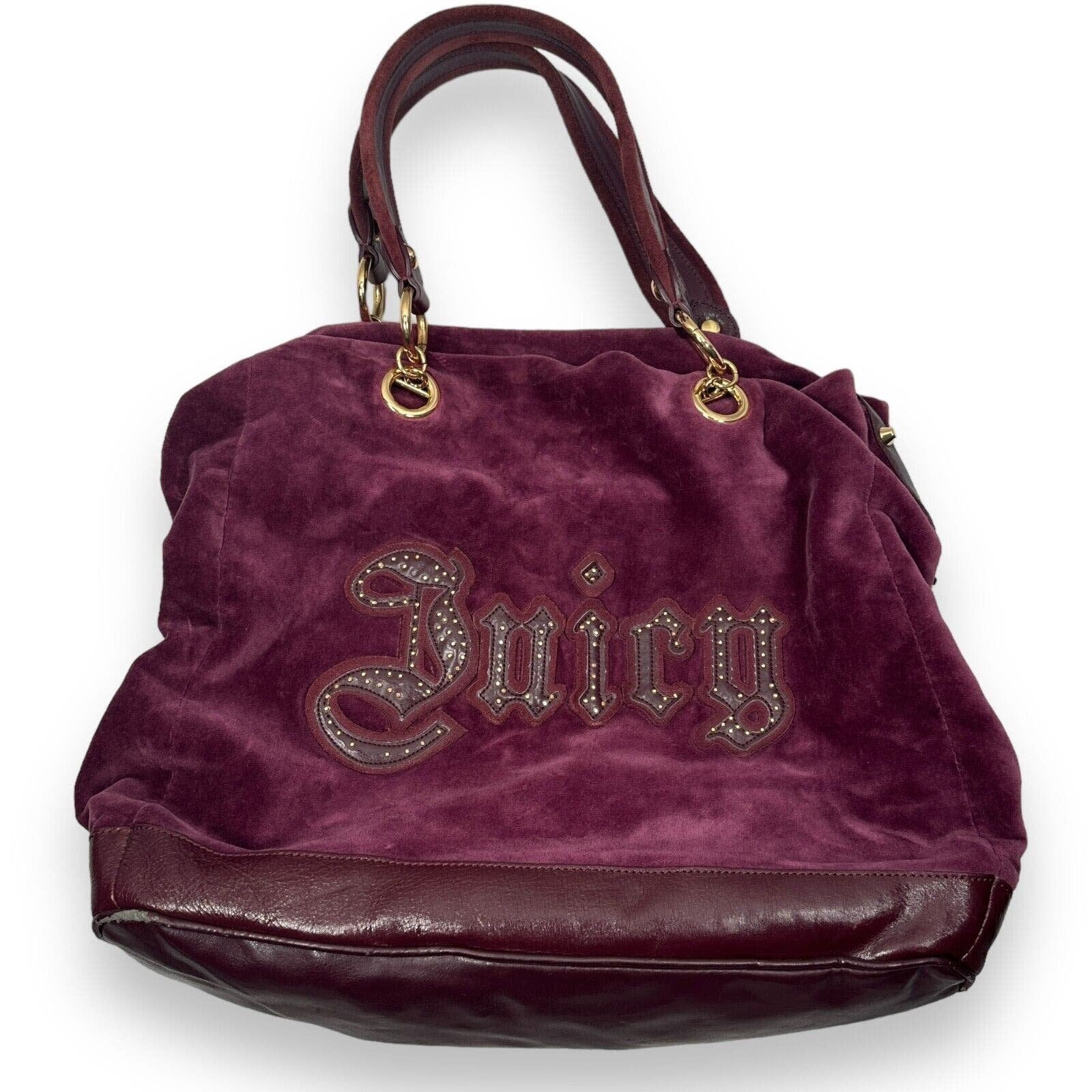 Velvet handbag Juicy Couture Pink in Velvet - 41885986