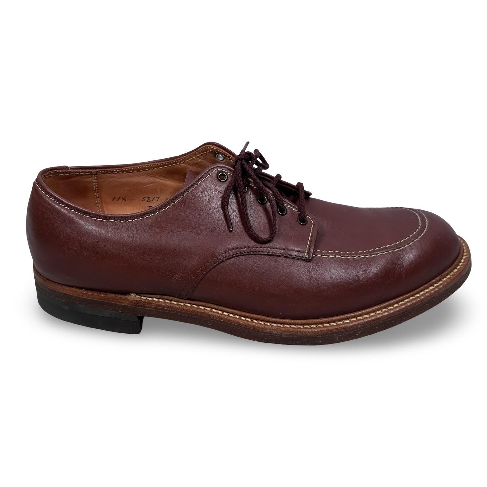Alden Indy Oxford Derby Shoes Mens 11.5 B/D USA Chromexcel Leather Neo Cork Sole Alden 403 Indy Boot — Ealdwine Raleigh main image 4