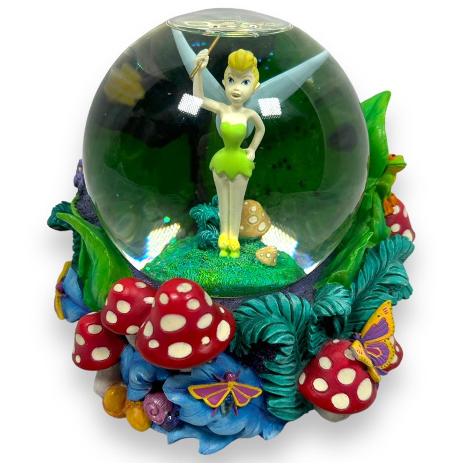 Enesco Disney Peter Pan Musical Snow Globe Plays Au Clair De La Lune  Christmas
