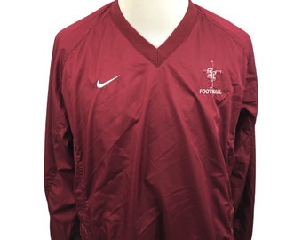Nike Team Mens Holy Cross Jacket Vintage Pullover Shirt Football Long Sleeve L