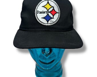 Vintage Starter Pittsburg Steelers Snapback Hat  80s 90s Men’s Black White Tag