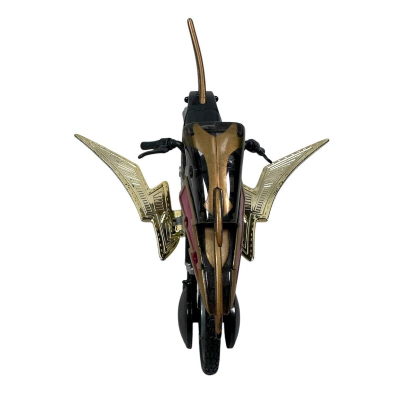 Figura de acción suelta de Bandai Power Rangers Ninja Storm Red Wind Tsunami Cycle (2002) imagen 2