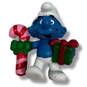 Figurine Schtroumpf : PROMO 20141 SHELL - RARE - TBE (Smurf Puffi
