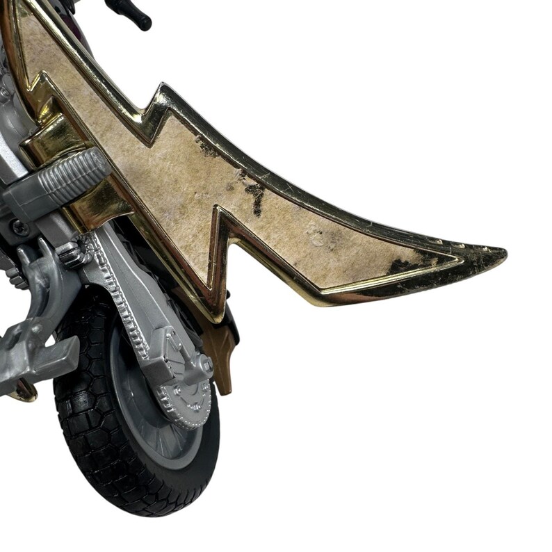 Figura de acción suelta de Bandai Power Rangers Ninja Storm Red Wind Tsunami Cycle (2002) imagen 10