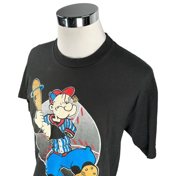 Vintage Popeye Baseball T-Shirt Mens XL Graphic C… - image 3