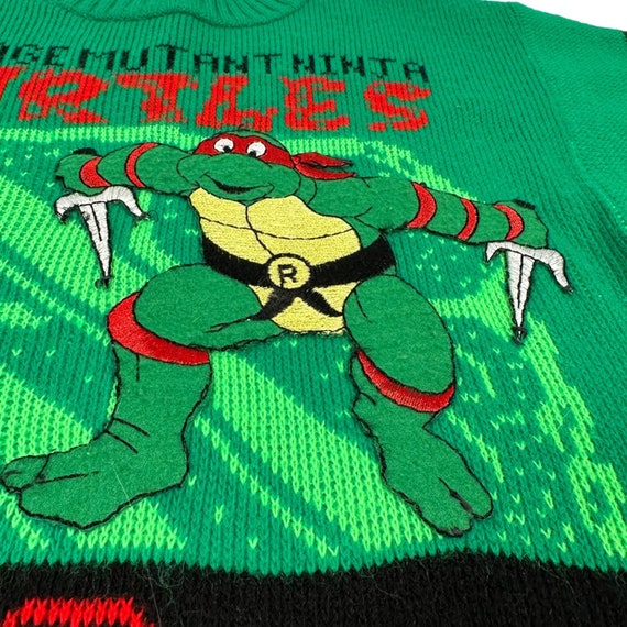 Vintage TMNT Teenage Mutant Ninja Turtle Boys Swe… - image 4