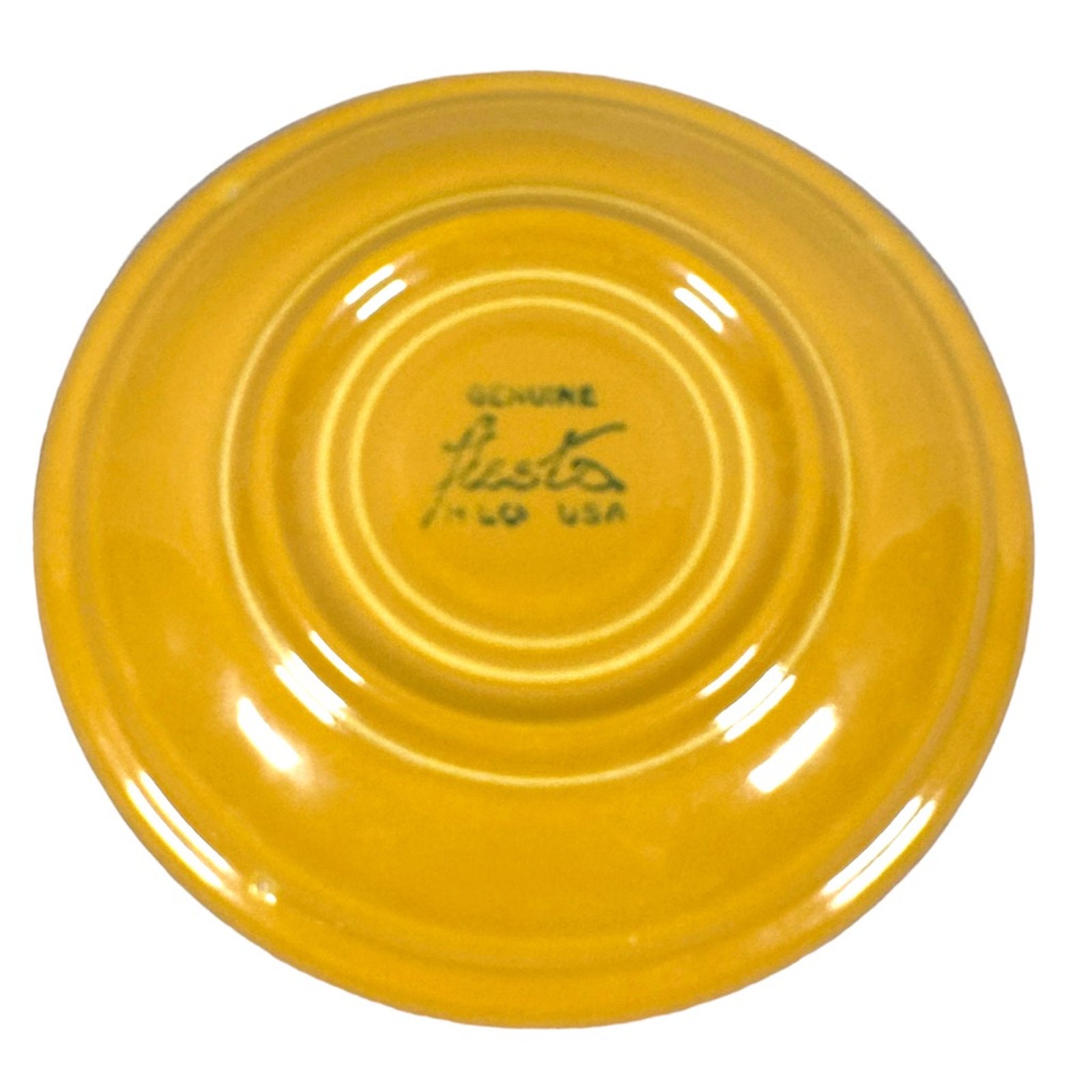 Fiesta Dancing Lady Commemorative Plate In Butterscotch