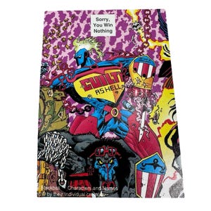 Vintage Hero Illustrated Blackball Guilty As Hell 1994 Contest Postcard Unused