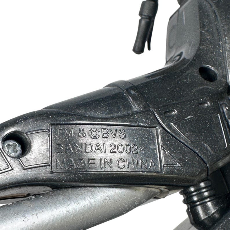 Figura de acción suelta de Bandai Power Rangers Ninja Storm Red Wind Tsunami Cycle (2002) imagen 7