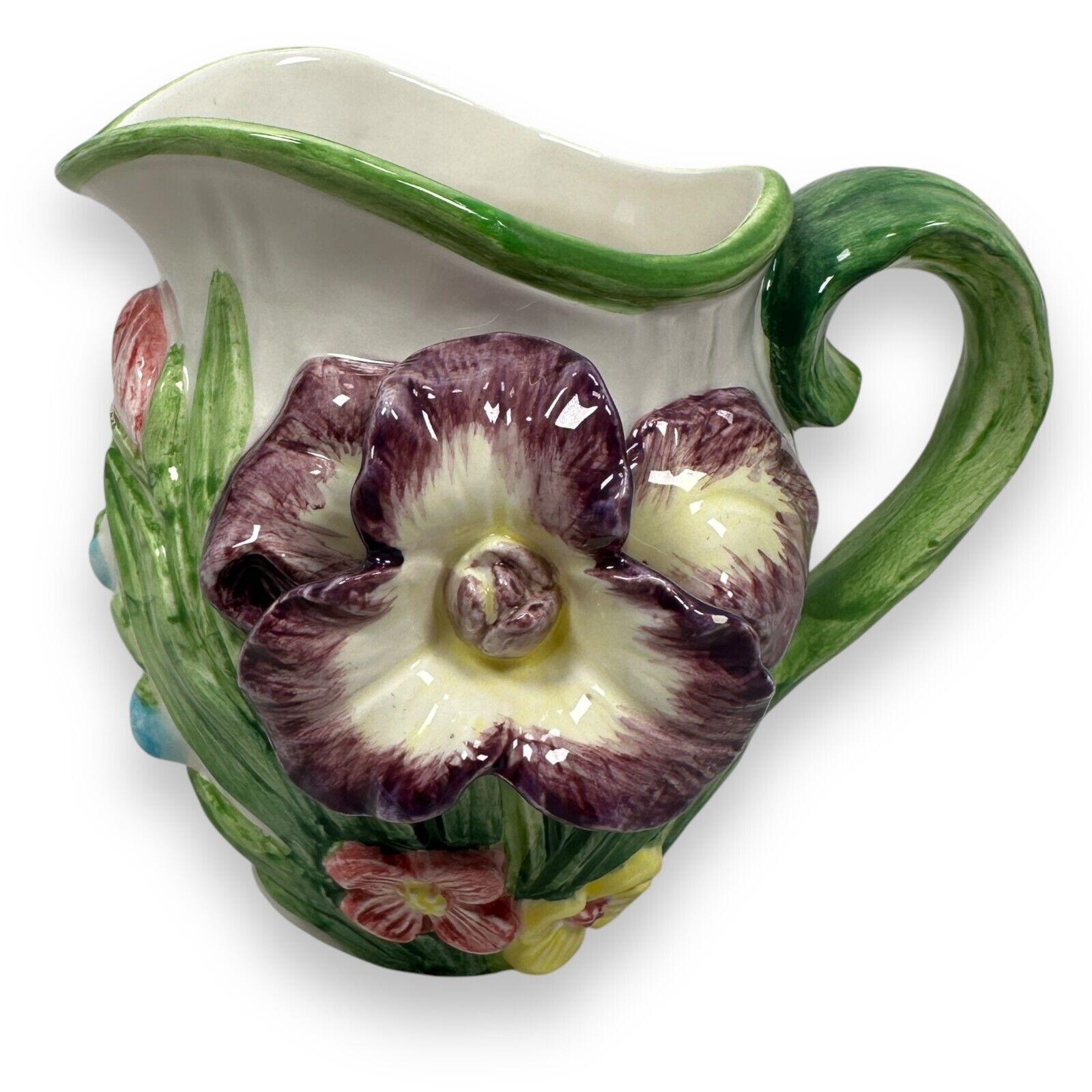 Fitz Floyd Pitcher - Etsy
