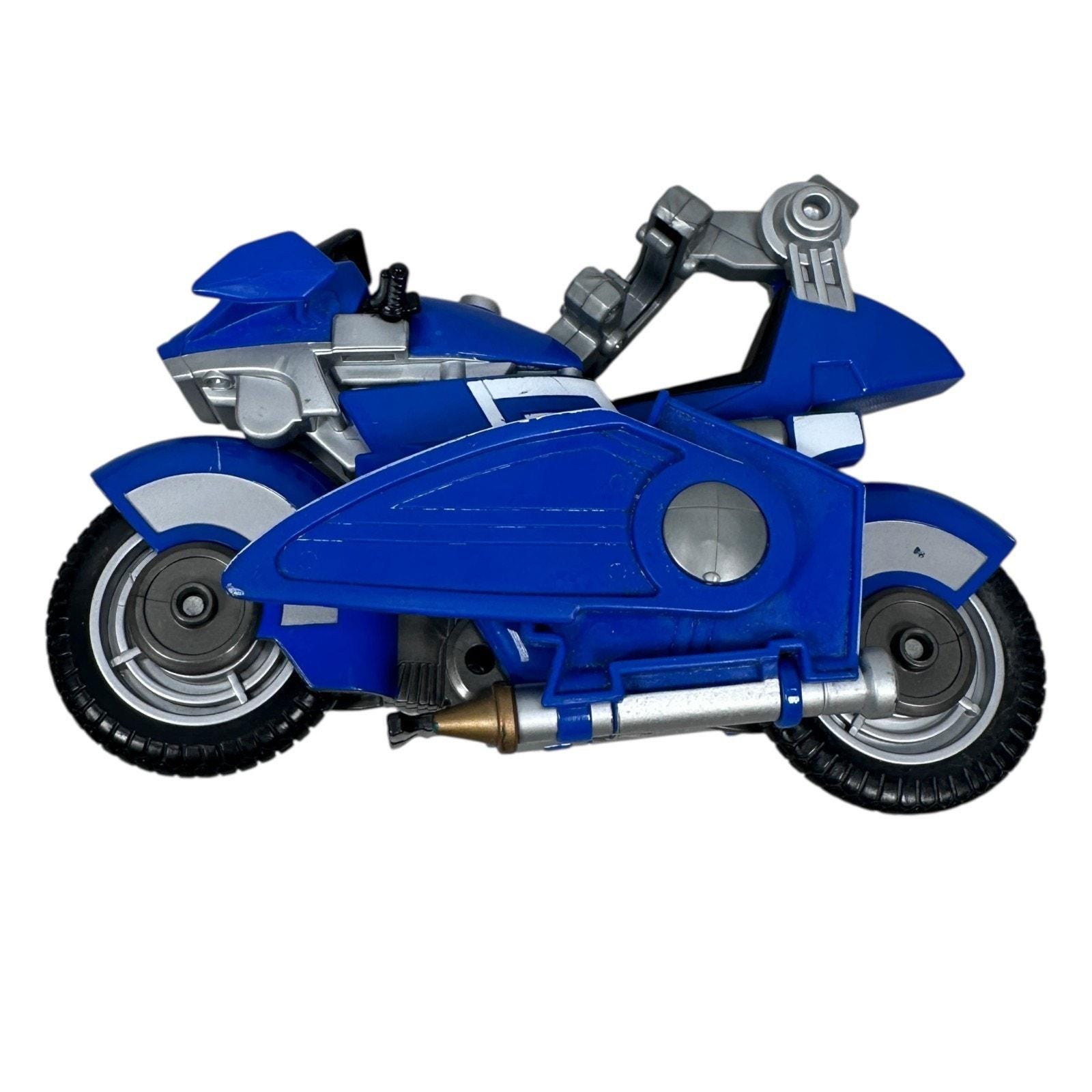Bandai Power Rangers Ninja Storm Blue Wind Glider Transformer Action ...