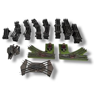 Vintage Lionel Prewar O Gauge Track Lot Switches Clips Curves Straights Railroad