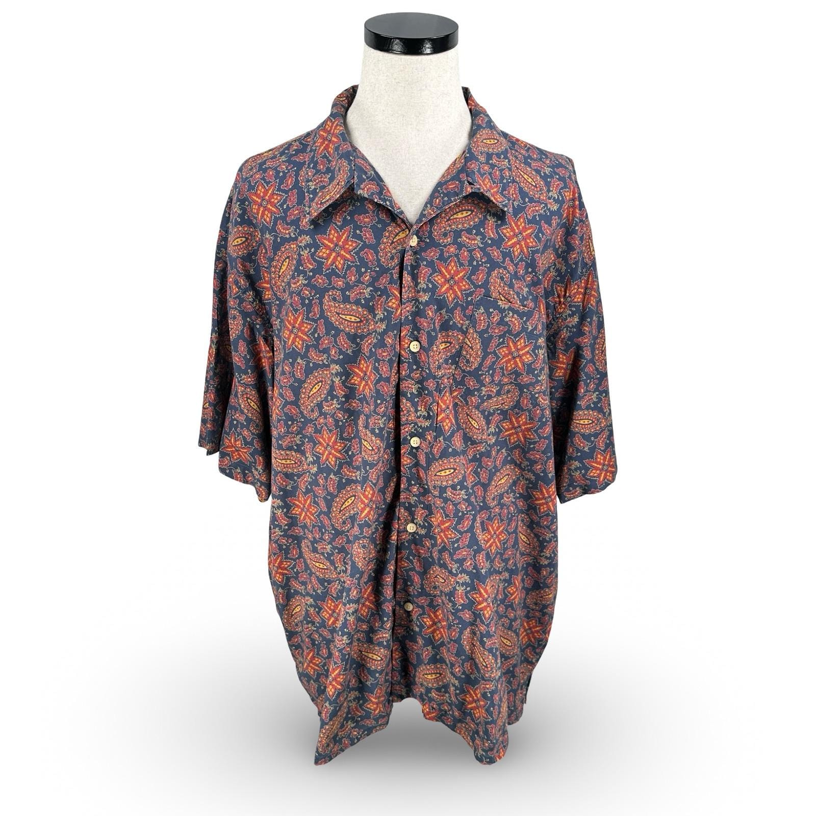 Mens Vintage Paisley Shirt - Etsy