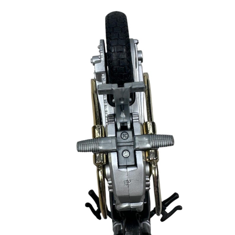 Figura de acción suelta de Bandai Power Rangers Ninja Storm Red Wind Tsunami Cycle (2002) imagen 6