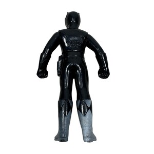 Vintage 1992 Bandai Black Ranger Power Rangers Action Figure 4.5 Inch Gray Black image 2