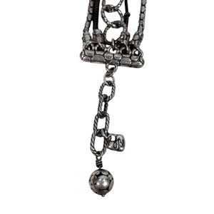 Brighton Pebble Cascade 5 Strand Bracelet Silver Tone Metal Women's Jewelry image 4