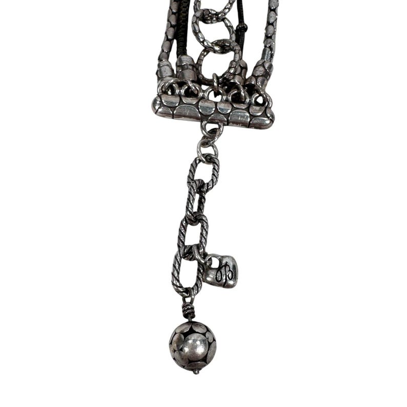 Brighton Pebble Cascade 5 Strand Bracelet Silver Tone Metal Women's Jewelry image 4