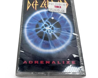 Def Leppard Adrenalize Cassette Tape 1992 Sealed New Tower Records 314-512185-4