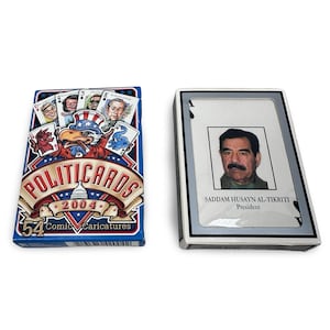 limited edition 52 most wanted playing cards NIB 52 Most Wanted Limited Edition Playing Cards Iraq War Saddam Hussein Sealed
