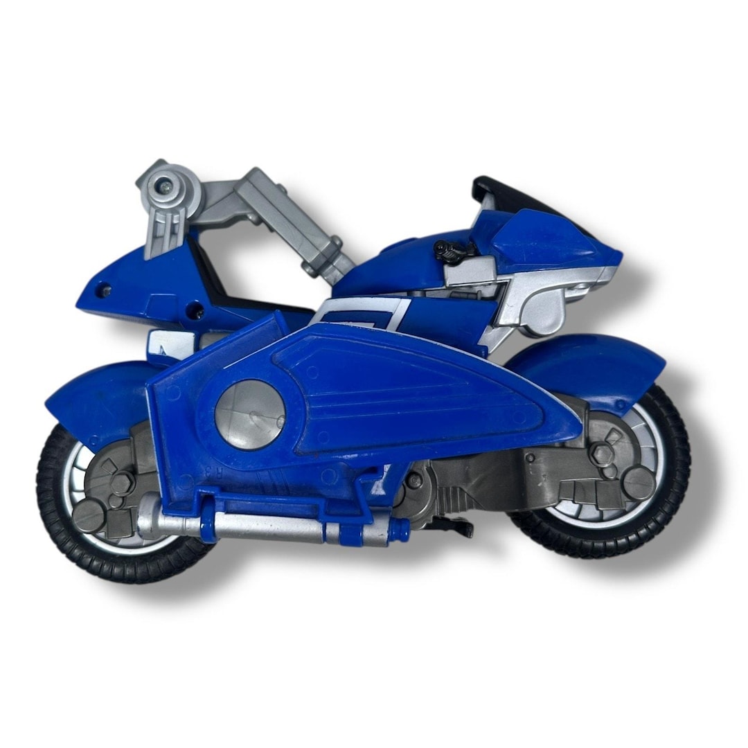 Bandai Power Rangers Ninja Storm Blue Wind Glider Transformer Action ...