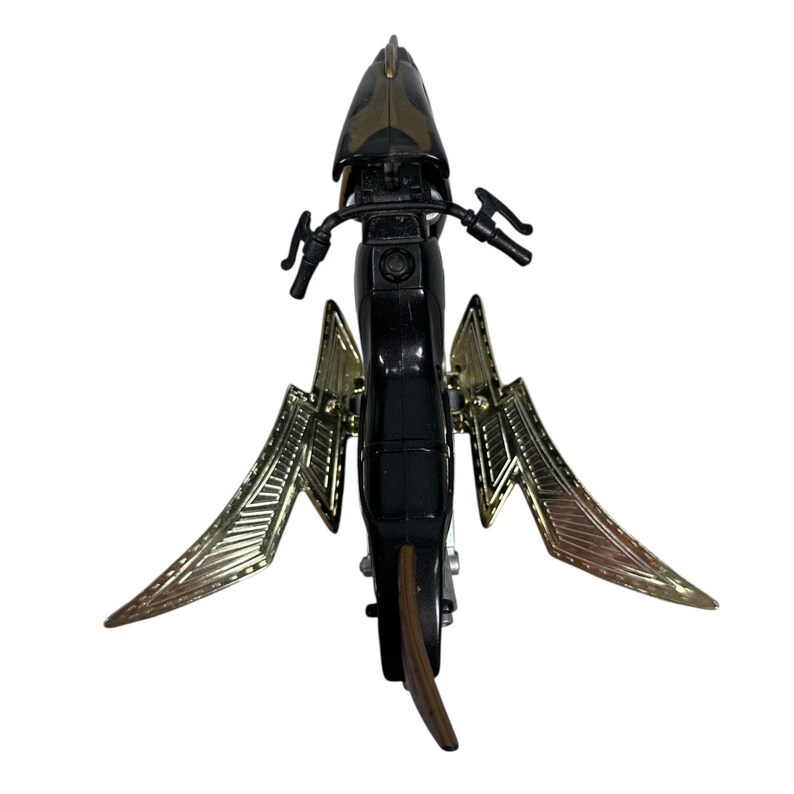 Figura de acción suelta de Bandai Power Rangers Ninja Storm Red Wind Tsunami Cycle (2002) imagen 5