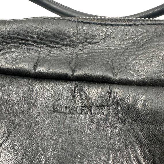 Billy Kirk Mens Black Leather Briefcase Model 237… - image 8