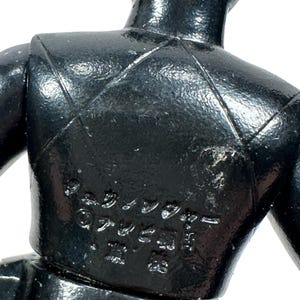 Vintage 1992 Bandai Black Ranger Power Rangers Action Figure 4.5 Inch Gray Black image 5