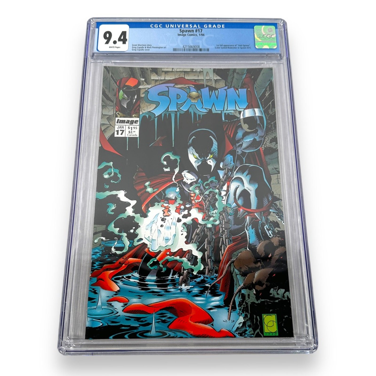 Spawn 17 Comic Book Image 9.4 CGC 1st Appearance Anti Spawn - Etsy