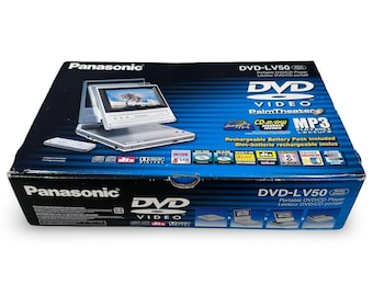 Panasonic Heineken DVD-LV50 PalmTheater Portable DVD CD Player Gray with Box