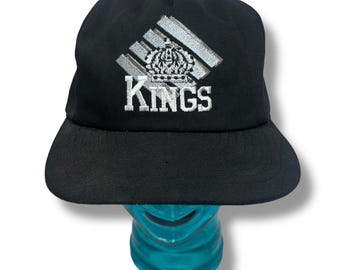 Vintage CCM American Needle Los Angeles LA Kings Cap Black Snapback Hat 90s