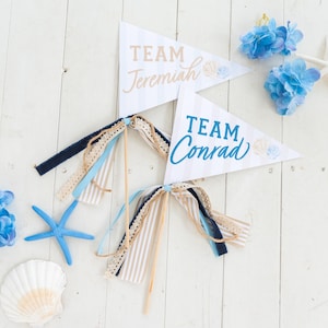 That Summer I Turned 12, 13, 14 Team Printable flags Girl&#39;s Birthday Party Decoration