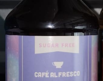 Sirops sans sucre Cafe Al Fresco
