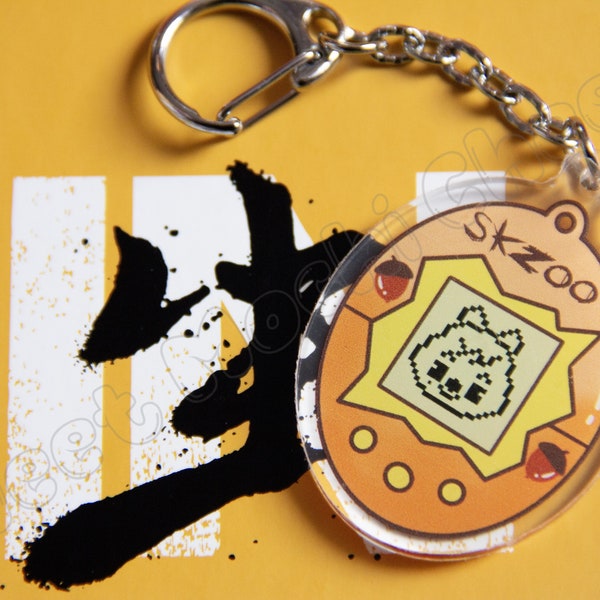 Han Quokka SKZOO Tamagotchi Keychain | Stray Kids Kpop Acrylic Keychain