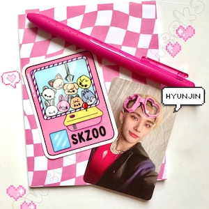 SKZOO Claw Machine Sticker | Stray Kids Stickers | Stickers for Laptop, Water Bottle, Phone, and Journaling